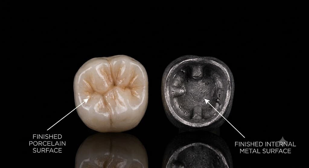DMLS metal crown